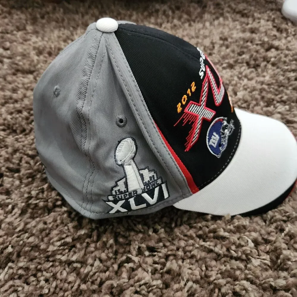 NY Giants Vs Patriots 2012 Superbowl Stadium Exclusive Hat Cap Limited Edition